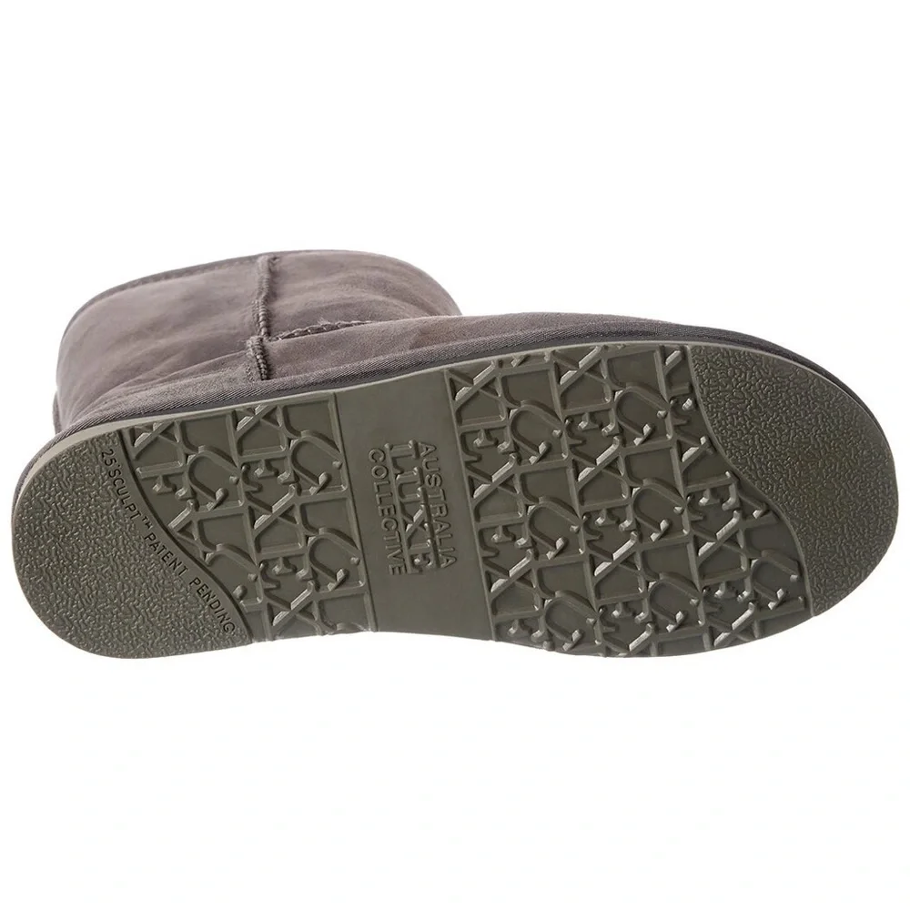 BRAND NEW Australia Luxe Collective Cosy Short Suede Boot/ GRAY